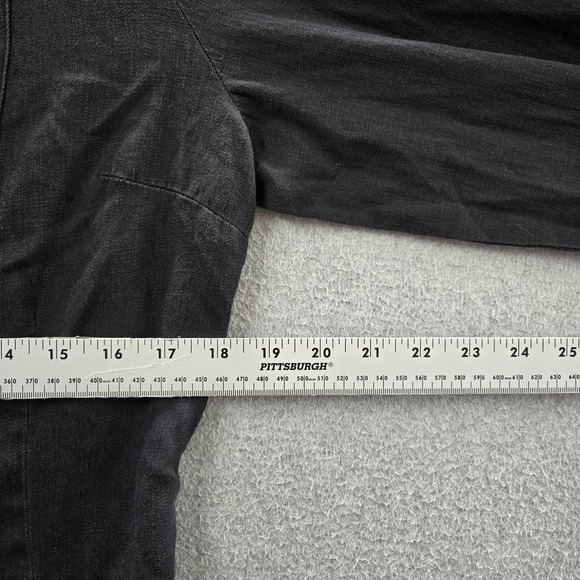 Wrangler Women Button Up Shirt M Black Embroidered Retro Western - Picture 6 of 8